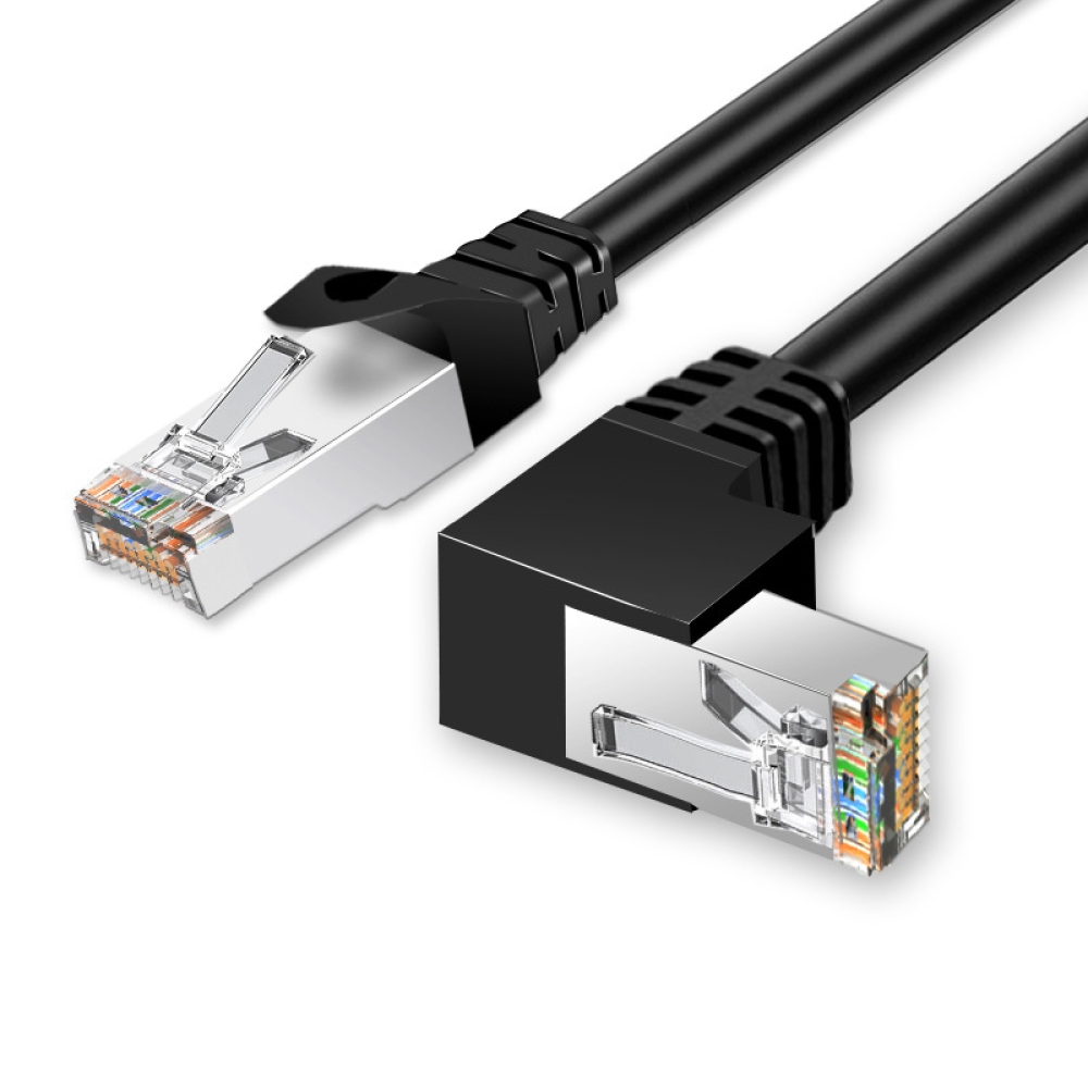 Custom Angled CAT5 cat 6 cat 7 cat8 Network lan cable