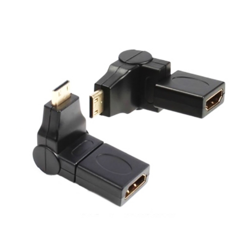 Angled HDMI adapter