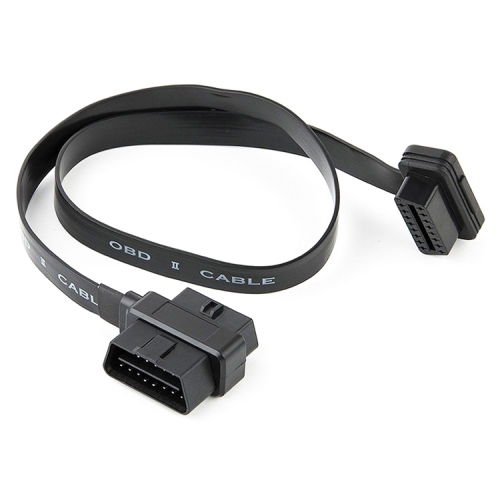2 in 1 OBD Male to Female extension flat adapter Cable
